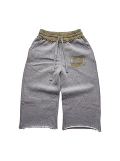 GREY 3/4 SHORTS
