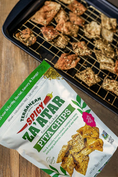 Za'atar Pita Chips (6.5oz.) Please select spicy or original za'atar.