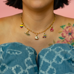 Colombia Coffee Cup Charm - Colombian Charms Collection