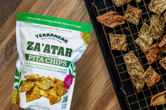 Za'atar Pita Chips (6.5oz.) Please select spicy or original za'atar.