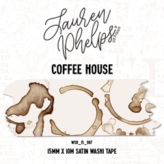 Coffee House 15mm washi || Best Seller