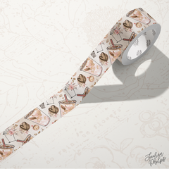 Love & Coffee On Ice 15mm washi