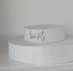 Worthy in Sterling Silver