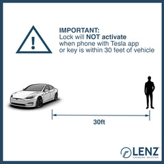 Charger Lock Compatible with J1772 to Tesla Charging Adapter