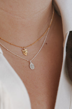 Miraculous Medal Necklace in 925 Sterling Silver