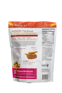 Cinnamon Sugar Twice-Baked Pita Chips ft. Date Sugar & Maple Sugar! 6.5 oz.