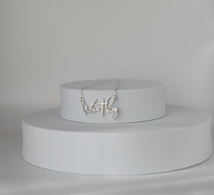 Worthy in Sterling Silver