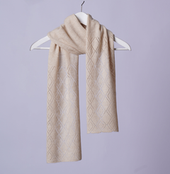 Scarf:  Long Diamonds - Pure Mongolian Cashmere