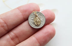 14k Gold Miraculous Medal Necklace