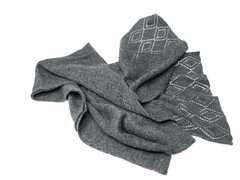 Scarf:  Long Diamonds - Pure Mongolian Cashmere