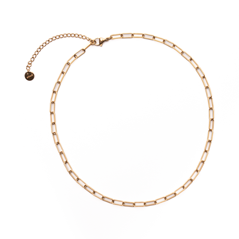 Paperclip Chain Necklace - Colombian Charms Collection