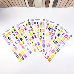 Ransom Letters Bright | Set of 5