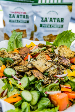 Za'atar Pita Chips (6.5oz.) Please select spicy or original za'atar.