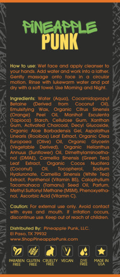 Activated Charcoal Face Cleanser-Natural Cleanser-acne, blackheads, shrink pores