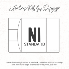 N1 Standard | Clear Soft Vinyl Notebook Cover | 4 sizes