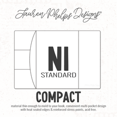 N1 Standard | Clear Soft Vinyl Notebook Cover | 4 sizes