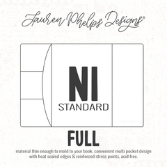 N1 Standard | Clear Soft Vinyl Notebook Cover | 4 sizes