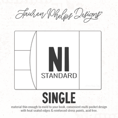 N1 Standard | Clear Soft Vinyl Notebook Cover | 4 sizes
