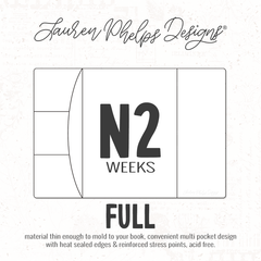 N2 Weeks | Clear Soft Vinyl Notebook Cover | 2 Sizes