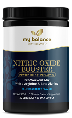 Nitric Oxide Booster Powder Mix – Blue Raspberry Flavor