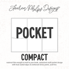 Pocket | Clear Soft Vinyl Notebook Cover | 3 sizes
