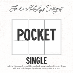 Pocket | Clear Soft Vinyl Notebook Cover | 3 sizes