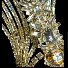 Geometric Crystal Glass Gemstone Headpiece