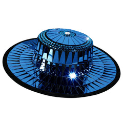 Jazz Mirrored Drag Queen Showgirl Hat