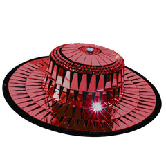 Jazz Mirrored Drag Queen Showgirl Hat