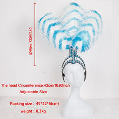 Striped Feather Headdress