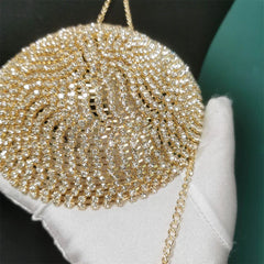 Circle Crystal Bra Top