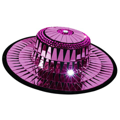 Jazz Mirrored Drag Queen Showgirl Hat