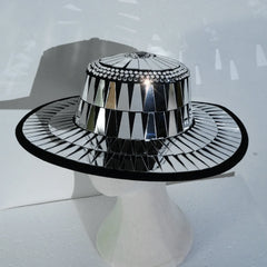 Jazz Mirrored Drag Queen Showgirl Hat