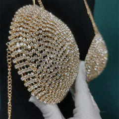 Circle Crystal Bra Top