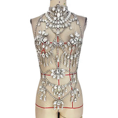 Rhinestone Crystal Full Body Chain