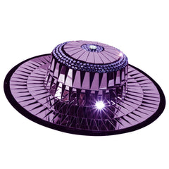 Jazz Mirrored Drag Queen Showgirl Hat