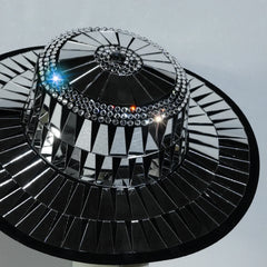 Jazz Mirrored Drag Queen Showgirl Hat