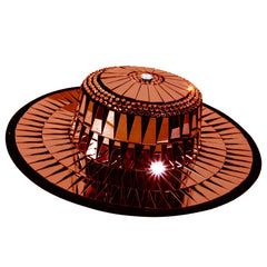 Jazz Mirrored Drag Queen Showgirl Hat