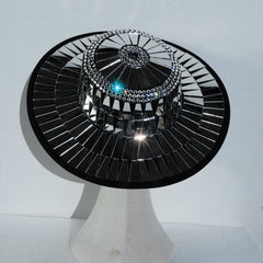 Jazz Mirrored Drag Queen Showgirl Hat