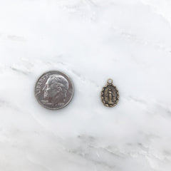 Miraculous Medal Necklace #7 in Bronze