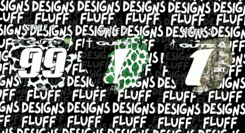 Special Series Number Plate decal