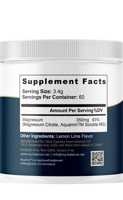 Magnesium Powder - Magnesium Citrate & Aquamin™