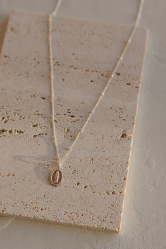 Dainty Miraculous Medal Necklace in Silver