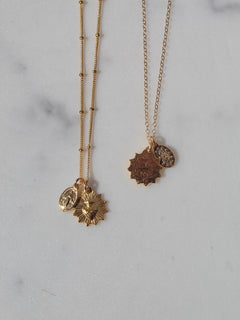 Most Sacred Heart and Miraculous Medal Necklace