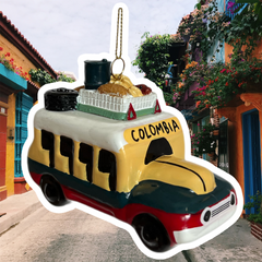 Colombia Chiva Ornament